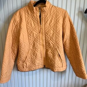 Talbot Petites Women's Quilted Jacket - Orange